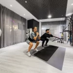 Занятия йогой, фитнесом в спортзале Фитнес студия EMS тренировок BlackFox Москва