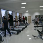 Занятия йогой, фитнесом в спортзале Fitness center Пятигорск