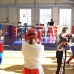 Занятия йогой, фитнесом в спортзале ФК Кречет Санкт-Петербург
