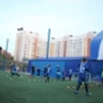 Занятия йогой, фитнесом в спортзале ФК Сити Самара
