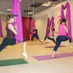 Занятия йогой, фитнесом в спортзале Fly yoga Майкоп