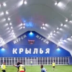 Занятия йогой, фитнесом в спортзале футбольный манеж Крылья Муром