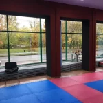 Занятия йогой, фитнесом в спортзале ГБУ Цдмси Крылья Москва