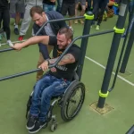 Занятия йогой, фитнесом в спортзале ГБУ Воронежской области Спортивный клуб для людей с ограниченными возможностями здоровья Воронеж