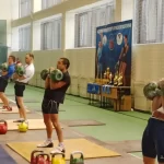 Занятия йогой, фитнесом в спортзале Гиревик Красноярск