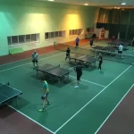 Занятия йогой, фитнесом в спортзале Global Tennis Красногорск
