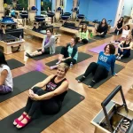 Занятия йогой, фитнесом в спортзале Go Pilates Studio Пенза