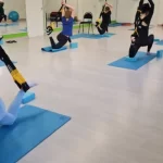 Занятия йогой, фитнесом в спортзале Грация Кириши