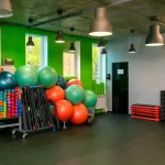 Занятия йогой, фитнесом в спортзале Green Fitness Club Лобня