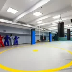 Занятия йогой, фитнесом в спортзале Грей Тайгер Тим Москва