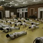 Занятия йогой, фитнесом в спортзале Grupo Axe Capoeira Пушкино