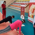 Занятия йогой, фитнесом в спортзале ГТО Кемерово