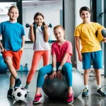 Занятия йогой, фитнесом в спортзале GYM KiDs Москва