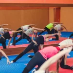 Занятия йогой, фитнесом в спортзале Gymnastics School, растяжки и гимнастики Барнаул