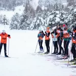 Занятия йогой, фитнесом в спортзале I love skiing, лыжная школа Новосибирск