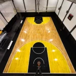Занятия йогой, фитнесом в спортзале Ibasket, баскетбольная Москва