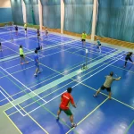 Занятия йогой, фитнесом в спортзале Играй в бадминтон Москва