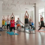 Занятия йогой, фитнесом в спортзале In Yoga Томск