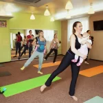 Занятия йогой, фитнесом в спортзале Inshape Иркутск