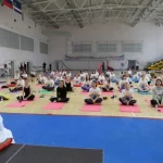 Занятия йогой, фитнесом в спортзале Йога-Радж Челябинск