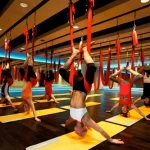 Занятия йогой, фитнесом в спортзале July Fly Yoga Москва