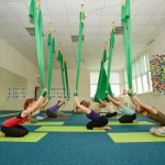 Занятия йогой, фитнесом в спортзале July Fly Yoga Москва