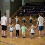 Занятия йогой, фитнесом в спортзале Junibasket Мытищи