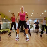 Занятия йогой, фитнесом в спортзале Kangoo Jamp Тюмень