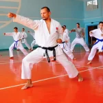 Занятия йогой, фитнесом в спортзале Karate Shotokan Красногорск