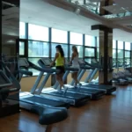 Занятия йогой, фитнесом в спортзале Кедр Симферополь