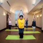 Занятия йогой, фитнесом в спортзале Керала, центр аюрведы и йоги Москва