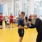 Занятия йогой, фитнесом в спортзале КГБУ СП СШОР по хоккею Алтай Барнаул