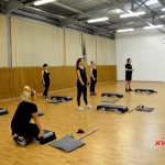 Занятия йогой, фитнесом в спортзале Худеем вместе Ижевск