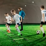 Занятия йогой, фитнесом в спортзале Kids Football Владимир