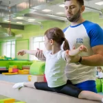 Занятия йогой, фитнесом в спортзале KidsGym Москва