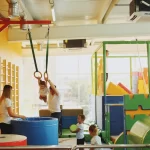 Занятия йогой, фитнесом в спортзале KinderGym Волгоград