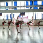 Занятия йогой, фитнесом в спортзале Клуб чир спорта Адамант Омск