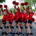 Занятия йогой, фитнесом в спортзале Команда по чирлидингу Red Peppers Красногорск