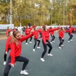 Занятия йогой, фитнесом в спортзале Команда по чирлидингу Red Peppers Красногорск