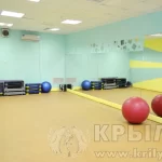 Занятия йогой, фитнесом в спортзале Крылья Томск