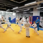 Занятия йогой, фитнесом в спортзале Кудо клуб Додзё КБ Москва