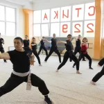 Занятия йогой, фитнесом в спортзале Кунг-фу Хонг-За Вьетнам Москва