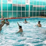 Занятия йогой, фитнесом в спортзале МАУ Фоб Дельфин Славянск-на-Кубани