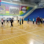 Занятия йогой, фитнесом в спортзале МАУ Цфор Ялуторовского района Памятное