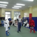 Занятия йогой, фитнесом в спортзале МБОУ ДО ДЮСШ Русич Владивосток