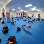 Занятия йогой, фитнесом в спортзале МБУ Школа спорта Щербинка