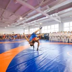 Занятия йогой, фитнесом в спортзале МБУ Спортивная школа олимпийского резерва Спектр Казань