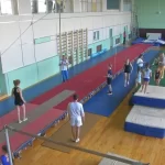 Занятия йогой, фитнесом в спортзале МБУ СШ Василия Скакуна Ставрополь