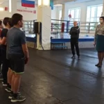 Занятия йогой, фитнесом в спортзале МБУДО ДЮСШ Бокса Курск