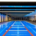 Занятия йогой, фитнесом в спортзале M-city Москва